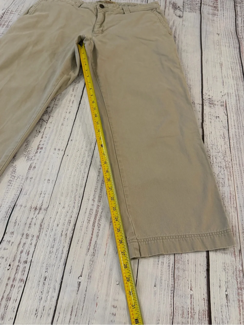 Vintage Lee Dungarees Can’t Bust’em Men’s 36X30 Tank Khaki Chino Pants 90s Y2K